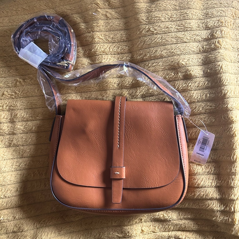 NWT Gap Vegan Leather Mini Saddle Bag
